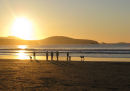 WINTER SUNSET AT WHITESANDS BEACH